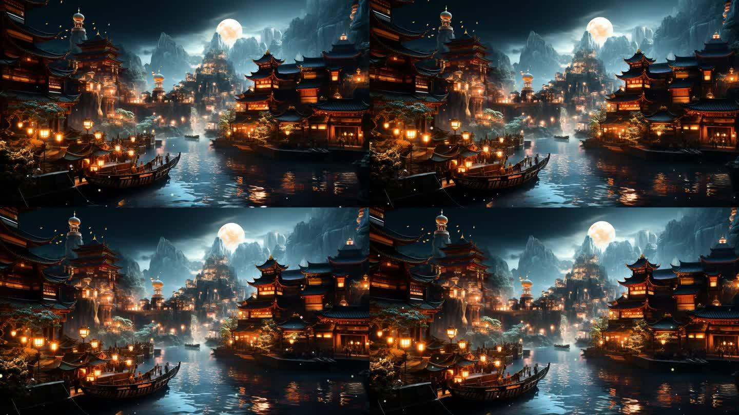夜晚酒楼素材视频下载免费_(酒吧大屏幕视频素材免费下载)